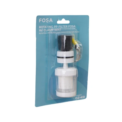 Gambar Fosa Filter Air Rotating Dengan Klem Plastik PP - Putih