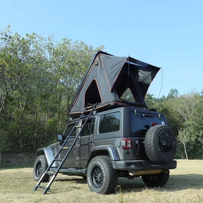 Gambar Montec Tenda Atap Mobil Dengan Matras & Tangga - Hitam
