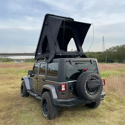 Gambar Montec Tenda Atap Mobil Dengan Matras & Tangga - Hitam
