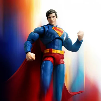 Gambar Blokees DC Champion Class Action Figure Superman 2025 Model Kit - Biru/Merah