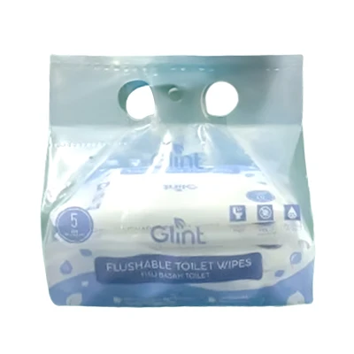 Gambar Glint Tisu Basah Toilet Flushable Set 5 pcs