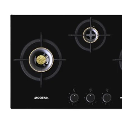Gambar Modena Kompor Tanam 3 Tungku  80 cm BH 1735 BDBK - Hitam