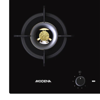 Gambar Modena Kompor Tanam 2 Tungku 80 cm BH 1725 CBBK - Hitam