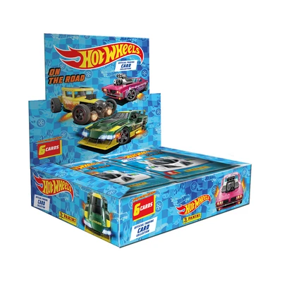Gambar Panini Kartu Hot Wheels On The Road Booster Set 6 Pcs Random