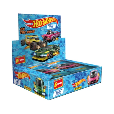 Gambar Panini Kartu Hot Wheels On The Road Booster Set 6 Pcs Random