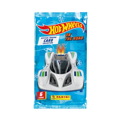 Gambar Panini Kartu Hot Wheels On The Road Booster Set 6 Pcs Random