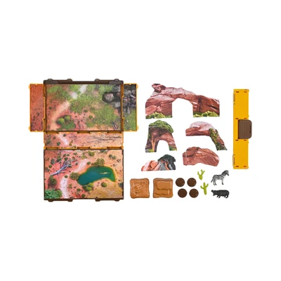 Gambar Collecta Playset Playbook Wild Life - Cokelat