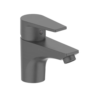 Gambar Acroz Ferroir Keran Mixer Wastafel Kamar Mandi Basic - Abu-Abu Gunmetal