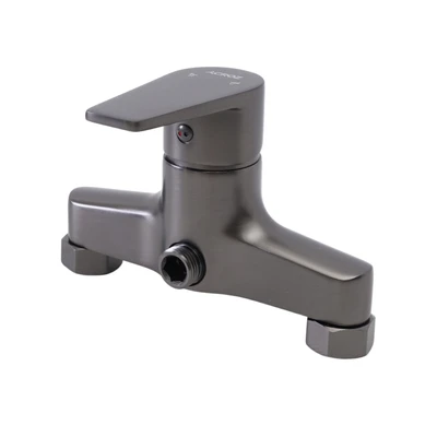 Gambar Acroz Ferroir Keran Mixer Shower Kamar Mandi Basic - Abu-Abu Gunmetal