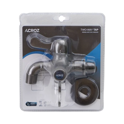 Gambar Acroz Ferroir Keran Air 2 Cabang - Gunmetal