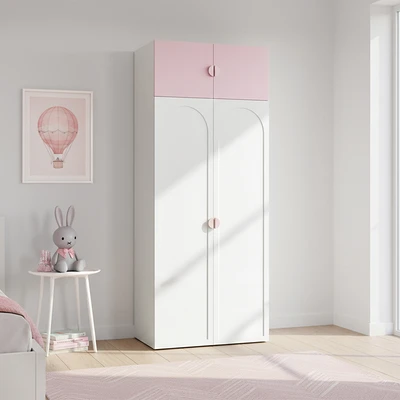 Gambar Informa Kaia Lemari Pakaian Anak 2 Pintu - Pink
