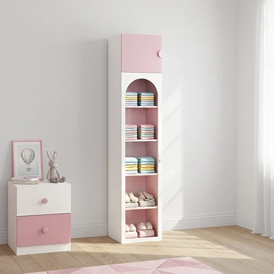 Gambar Informa Kaia Lemari Pakaian Anak 1 Pintu Dengan Kaca - Pink