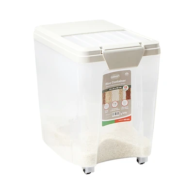 Gambar Culinart Tempat Beras Plastik 10.4 kg - Cokelat Muda