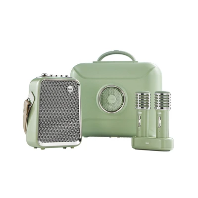 Gambar Divoom Songbird-HQ2 Set Speaker Karaoke - Hijau
