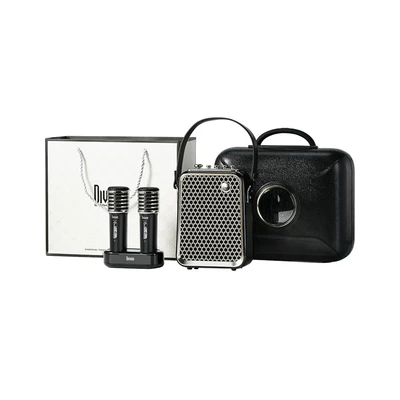 Gambar Divoom Songbird-HQ2 Set Speaker Karaoke - Hitam