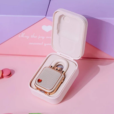 Gambar Divoom Lovelock Speaker Bluetooth Portable - Pink