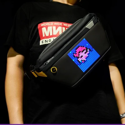 Gambar Divoom Pixoo Tas Selempang - Hitam