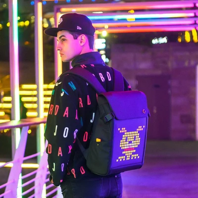 Gambar Divoom Pixoo Tas Ransel Ukuran M - Hitam