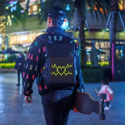 Gambar Divoom Pixoo Tas Ransel Ukuran M - Hitam