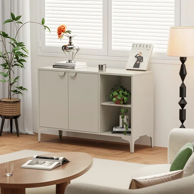 Gambar Informa Atlas Lemari Bufet 2 Pintu Dengan Rak - Krem Beige