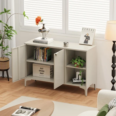 Gambar Informa Atlas Lemari Bufet 2 Pintu Dengan Rak - Krem Beige