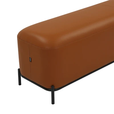 Gambar Informa Yora Bangku Bench Kulit - Cokelat