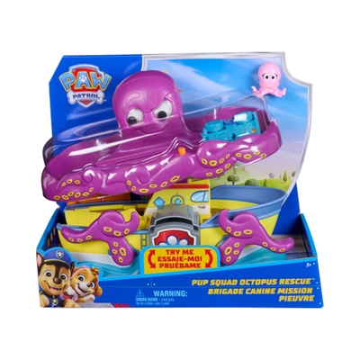 Gambar Paw Patrol Playset Pup Squad Octopus Rescue - Ungu