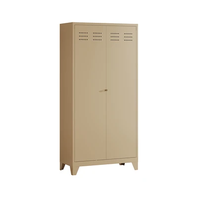 Gambar Krisbow Lemari Janitor 2 Pintu Swing 85x40x180 cm - Cokelat
