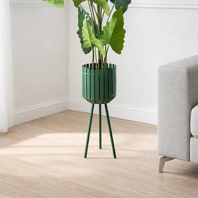 Gambar Informa Pot Tanaman Dengan Stand  25x71 cm Set 2 pcs - Hijau