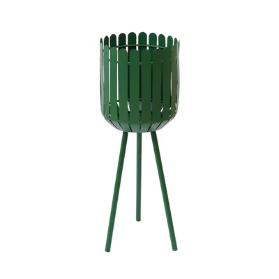 Gambar Informa Pot Tanaman Dengan Stand  25x71 cm Set 2 pcs - Hijau