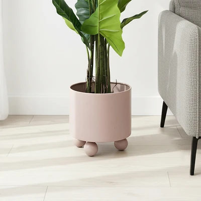 Gambar Informa Pot Tanaman Metal 22 cm Set 2 pcs - Cokelat