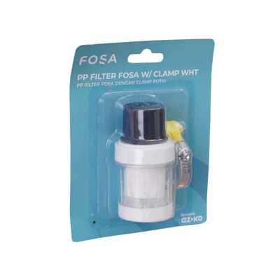 Gambar Fosa Filter Air Dengan Klem Plastik PP - Putih