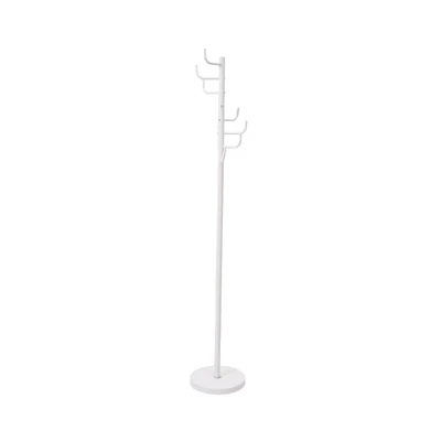Gambar Stora Gantungan Pakaian Standing Metal Dengan Base - Putih Ivory