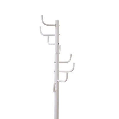 Gambar Stora Gantungan Pakaian Standing Metal Dengan Base - Putih Ivory