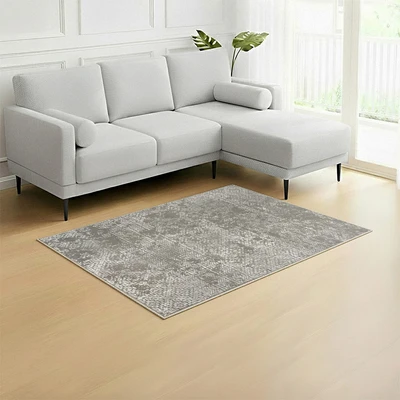 Gambar Informa Legend Karpet 120x170 cm V2 - Abu-Abu Muda