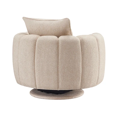 Gambar Informa Pearl Sofa Putar Fabric 1 Seater - Krem Beige