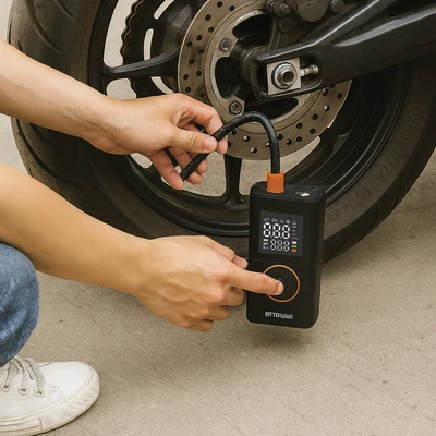 Gambar Otto Klasse Pompa Ban Elektrik Cordless 150 PSI 4000 mAh - Hitam
