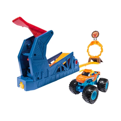Gambar Monster Jam Playset El Toro Loco Long Jump - Biru/oranye