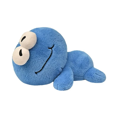 Gambar Reese Boneka Plush Cookie Monster Lying - Biru