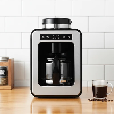 Gambar Kels Cova Coffee Maker 560 ml - Hitam / Silver