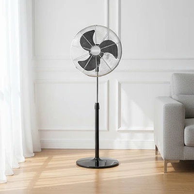 Gambar Krisbow Kipas Angin Berdiri Industrial 20 Inch CF-50S - Hitam