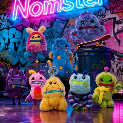 Gambar Reese Nomster Gantungan Kunci Pouch Mood Random