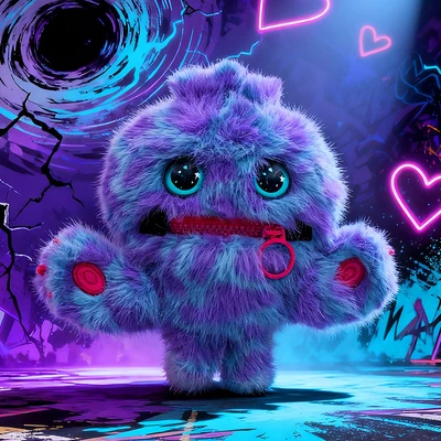 Gambar Reese Nomster Gantungan Kunci Pouch Mood Random