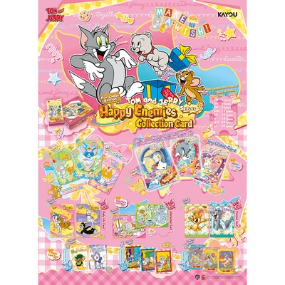 Gambar Kayou Kartu Tom & Jerry Happy Enemies Fun Chase Series 2 Set 4 Pcs Random
