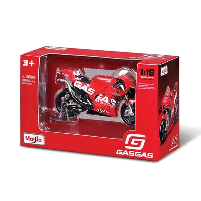 Gambar Top Gear Maisto Diecast Gasgas Motogp Racing Tech3 2023 1:18 - Merah
