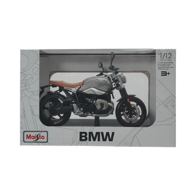 Gambar Top Gear Maisto Diecast BMW R NineT Scrambler 1:12 - Silver