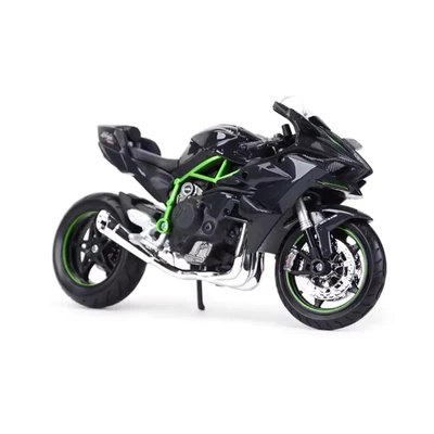 Gambar Top Gear Maisto Diecast Kawasaki Ninja H2 R 1:12 - Hitam