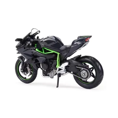 Gambar Top Gear Maisto Diecast Kawasaki Ninja H2 R 1:12 - Hitam