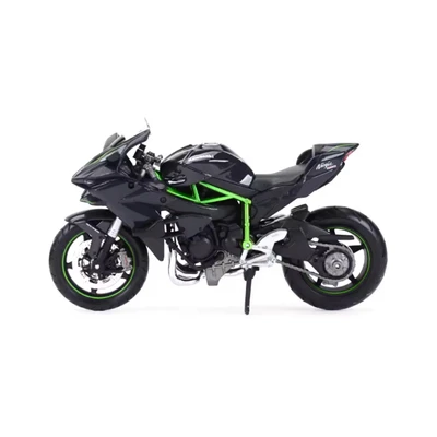 Gambar Top Gear Maisto Diecast Kawasaki Ninja H2 R 1:12 - Hitam
