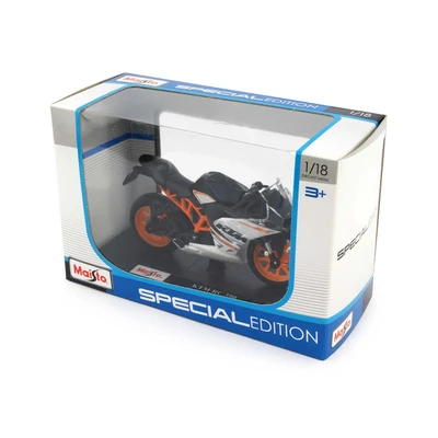 Gambar Top Gear Maisto Diecast KTM RC 390 1:18 - Putih/Hitam